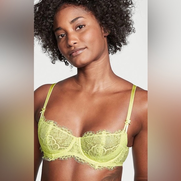 Victoria's Secret Other - Victoria's Secret Lime Lace Bra